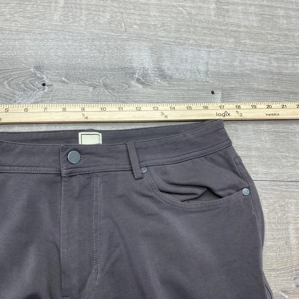 Swet Tailor Pants Mens 33x30‎ Gray Stretch Knit Chino Casual 5 Pocket Travel